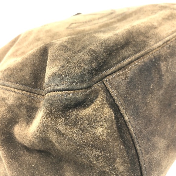 CHANEL CC MARK PLASTIC HANDLE TOTE BAG BROWN - Picture 5 of 15